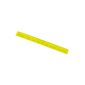 Reflective tape - Reflektorband snap bracelet neon yellow - size approx 33.5 x 4 cm (Misc.)
