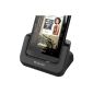 KiDiGi USB Cradle for HTC One / devices with sleeve black (Accessories)