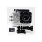 QUMOX WIFI Actioncam SJ4000 Action Sports Camera with Waterproof Full HD 1080p video helmet camera silver + 32GB Micro SD (Electronics)