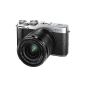 Fujifilm X-M1 compact system camera (16 megapixels, 7.6 cm (3 inch) LCD, Full HD, WiFi) including XC 16 -. 50 mm F3.5-5.6 OIS lens Silver (Electronics)