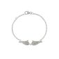 Jewellery Chicks - Two Angel Wings Bracelet 925 (Jewelry)