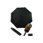 Pierre Cardin Men's umbrella Noir Easymatic ALUPLA (Luggage)