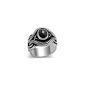 Isady - Zenith - man Signet Ring - Stainless Steel - Zirconia - T 58 (Jewelry)