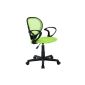 Office chair swivel chair office chair Green / Black - H-2408F / 1408