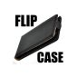 Genuine leather Slim Flip Case Handytasche Nokia Lumia 1320 Cover folding pocket (Electronics)