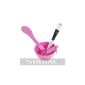 SODIAL (R) Makes a House DIY Mask Bowl Brush Spoon Set Rose Devices (Health and Beauty)