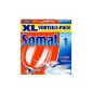 Somat Tabs 1, dishwasher tablets, XL, 72 Tabs (Personal Care)
