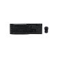 920-004523 Logitech MK270 Keyboard and Mouse Combo Black wireless QWERTY (import UK) (Accessory)