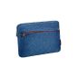 PEDEA Tablet PC Case for 10.1 inch (25,7cm) with accessory compartment, blue (accessory)