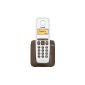 Gigaset A130 Cordless Phones Screen White / Chocolate (Electronics)