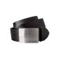 TOM TAILOR Belt Leather Belt Men's Belts TG 630R08 Black (Textiles)