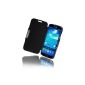 Flip Cover for Samsung Galaxy S4 in black (Electronics)