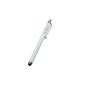 Me Out Kit EN 1 stylus for resistive touch screen / capactif Samsung Galaxy Tab 3 tablet - white (Wireless Phone Accessory)