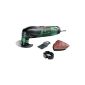 Bosch PMF 190 E Home Series multifunctional tool + 4 pcs. Sawing and sanding sheet set + depth stop + Case (190 W, 1 15000-21000 / min) (tool)