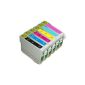24XL / T2438 - 6 Compatible Ink Cartridges for Epson Expression Photo XP-750 XP-850 XP-950 - XL With Chip Cyan / Photo Cyan / Yellow / Magenta / Photo Magenta / Black