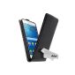 Avizar - Case Ultra-End Samsung Galaxy Grand Prime Valve Cover - Black (Electronics)