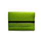 Filztasche Felt Sleeve Case Bag Cover Case Laptop Bag Ultrabook notebook for 15.4 inch MacBook Pro Retina - in Green (Electronics)