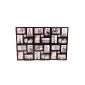 Photo frame collage wall colors black capacity 24 photos (Kitchen)
