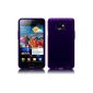 Purple (Purple) TPU Silicone Case Cover Skin Case for Samsung Galaxy S2 i9100 (Electronics)