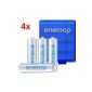 Sanyo eneloop batteries AA Mignon 16er Pack - New version HR 3UTGA with up to 1500 charging cycles + 4 White - More Power + transport protection boxes (Accessories)