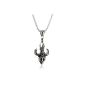 Dondon men's necklace fleur de lis cross stainless steel 52 cm V03-EM52 (jewelry)