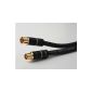 HDTV antenna cable 5m | 125dB Class A + 5x shielded | (Electronics)