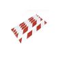 5 Pcs Arrows car stickers Reflective stickers Red White Pattern