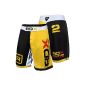Coup authentic UFC MMA Grappling Short RDX short pants Muay Thai Boxing Gym Men Wear Yellow / Black (Miscellaneous)