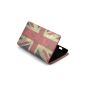Flip PU Leather Wallet Retro UK Cover Case Shell Cover Case For Nokia Lumia 520 Case (Electronics)