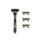 SHAVE-LAB - ZERO - Starter Set Shaver with 4 blades (Black Edition with P.6 - for men) (Health and Beauty)