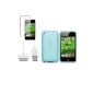 Frost Blue TPU Silicone Case + LCD Screen Protector + SYNC Cable for iPod Touch 4 4G Gen.  (Electronics)