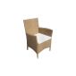 Dao chair 2er Set in * * incl. Seat cushions in natural color,
