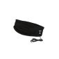 Tooks SPORTEC BAND (DRYFIT) headphone headband with removable integrated headphones - Black, comfortable 100% ProStretch (dryfit), keeping it cool in sports to sleep, ideal as a gift (electronic)