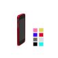 Mulbess Ultra Thin 0.7mm Aluminum Bumper For Apple iPhone 5 / 5S - Red-Version II (Electronics)