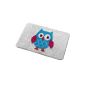 Axentia 282471 Owl microfiber bath mat 50 x 70 cm (household goods)