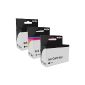 Set of 3 Remanufactured Canon PG-540XL & CL-541XL ink cartridges - A SET PLUS ANOTHER BLACK (Office Supplies)