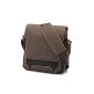 Man Shoulder Bag Handbag - Work Briefcase - In Large Canvas To Contain Books / iPad
