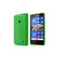 Shell Ultra Fine Flex Gel TPU for Nokia Lumia 520 - Transparent Collection - Green - by PrimaCase (Electronics)