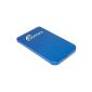Sonnics - 750 GB - Blue Portable External Hard Drive USB 2.0 - Extra end 2.5 
