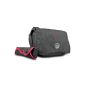 Mantona Cool Bag SLR Camera Case (Messenger Bag, Universal pocket), black / red (Accessories)