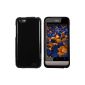 mumbi TPU Skin Case HTC One V Silicone Case Cover - Silicon Protector sleeve black (Wireless Phone Accessory)