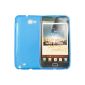 24/7 department store blue gel Silicone Protective Case Cover Case Galaxy Note i9220 fürsamsung (Electronics)