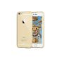 JETech® 6 iPhone Case 4.7 '' Shell Case Cover Shock Absorption-Bumper and Anti-Scratch Clear Back for Apple iPhone 6 4.7 inch (Bumper - Gold / Black) (Wireless Phone Accessory)