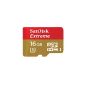 SanDisk Extreme Memory Card microSDHC 16GB Class 10 UHS-I U3 with a read speed of up to 60 MB / s easy open package (SDSDQXN-016G-FFPA) (Accessory)