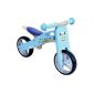 bike * star 17.8cm (7 inches) Wooden Bike Balance Bike for Kids - Blue Color