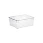 Rotho 4223094094 purpose box Clearbox Slido, 30 L with rollers (household goods)