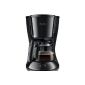Philips HD7447 / 20 Coffeemaker Daily, 1.2L, 1000W, Stop drop, water indicator, removable filter holder, black, breakfast incl matched set (Kitchen)