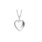 Infinity U Fashion open beautiful heart and can put photos medallion necklace with pendant for ladies, made of stainless steel, (Provide your own words Engraving) -rosa (jewelry)