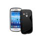 Mobile Bar S-Line Design Black Silicone Protective Case for Samsung i8190 Galaxy S3 Mini (Electronics)