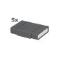 5x ORICO PHC-35 hard drive protective sleeve up to 4 x 2.5 inch or 1 x 3.5 inch (gray) (Electronics)